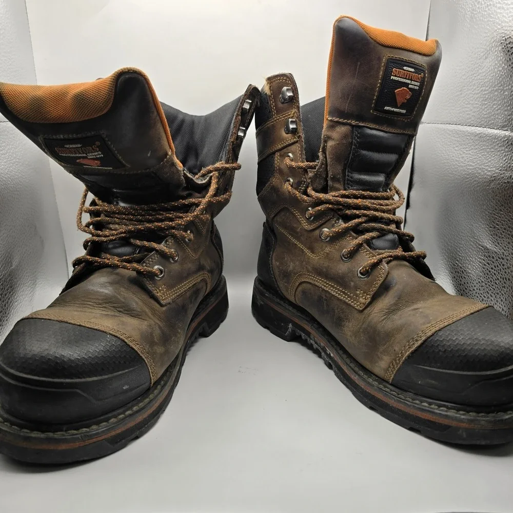 Herman Survivors Professional Series Waterproof Steel Toe Work Boots Men's 9.5
